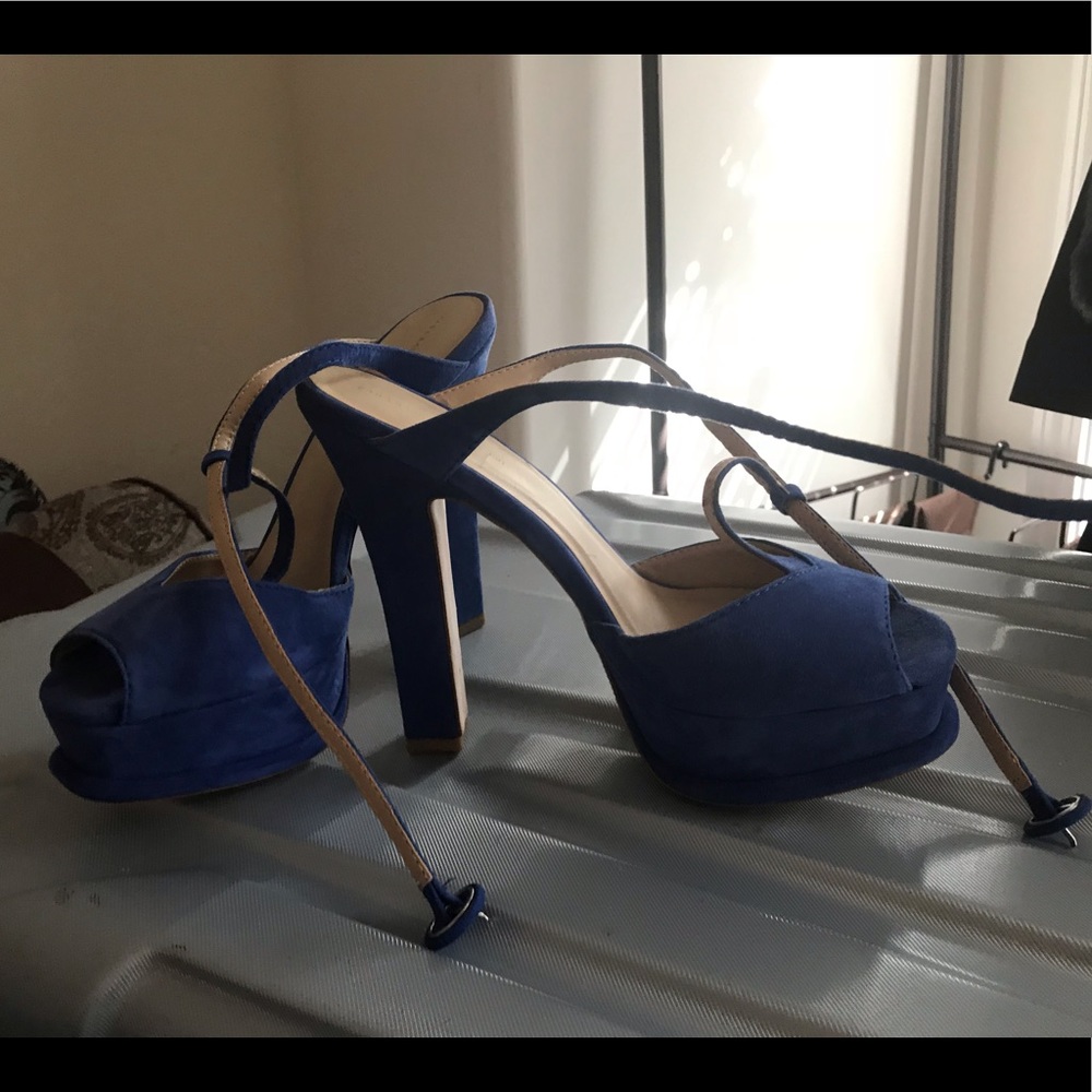 Zara T Strap Platform sandals